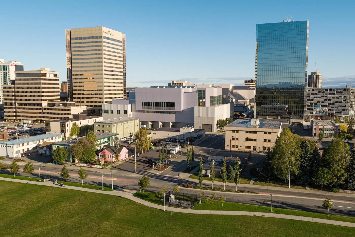Commercial roof work in Anchorage