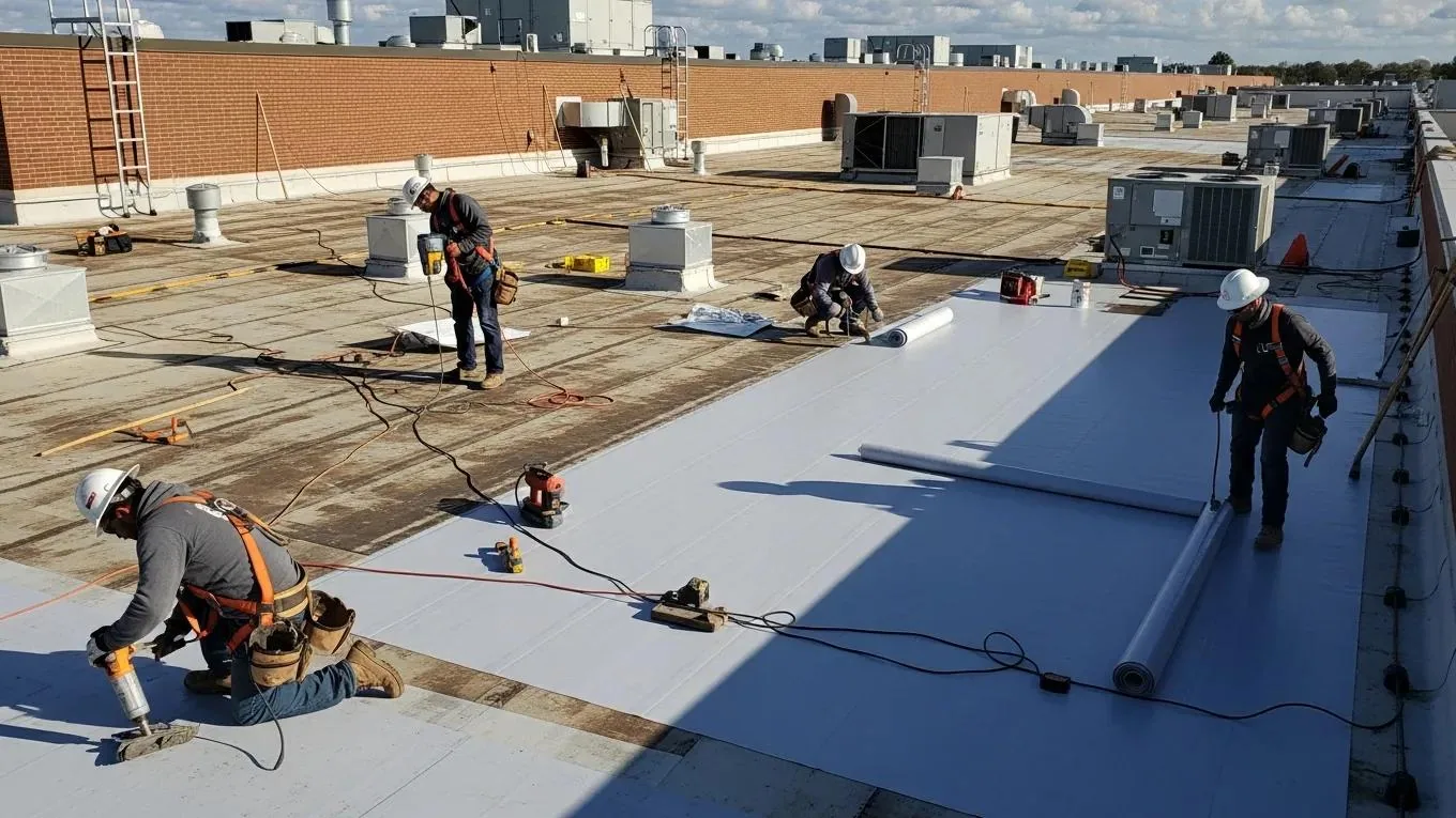 Military Hangar and Maintenance Roofing in Anchorage, AK